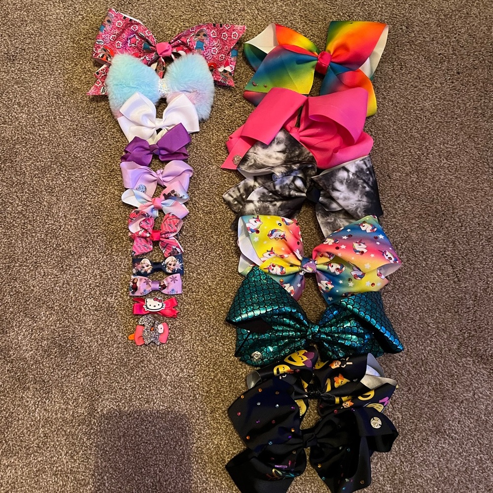 Bundle Of Girls Hair Bows